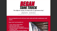 Desktop Screenshot of begantanktruck.com